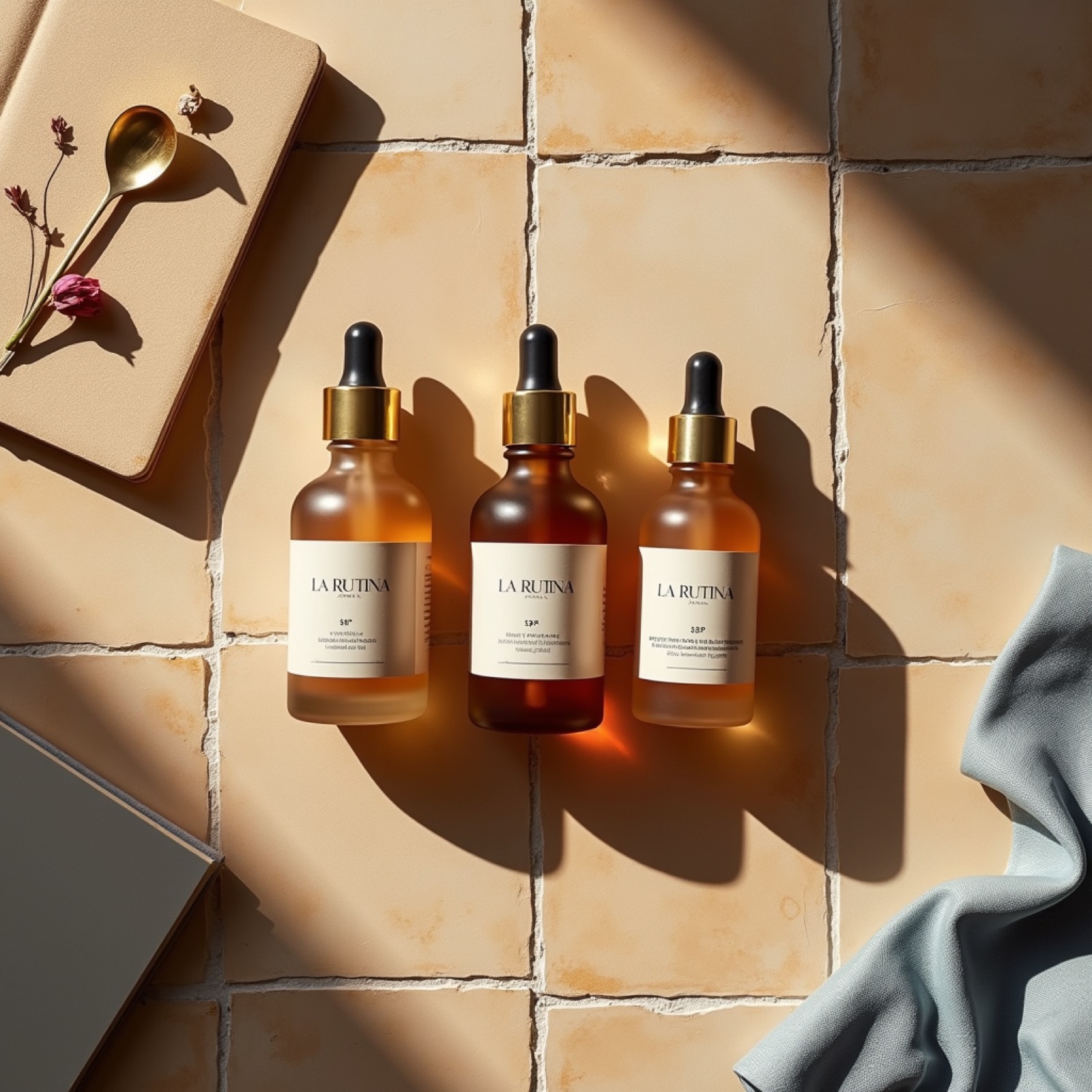 El bundle La Rutina: aceite, sérum y spf